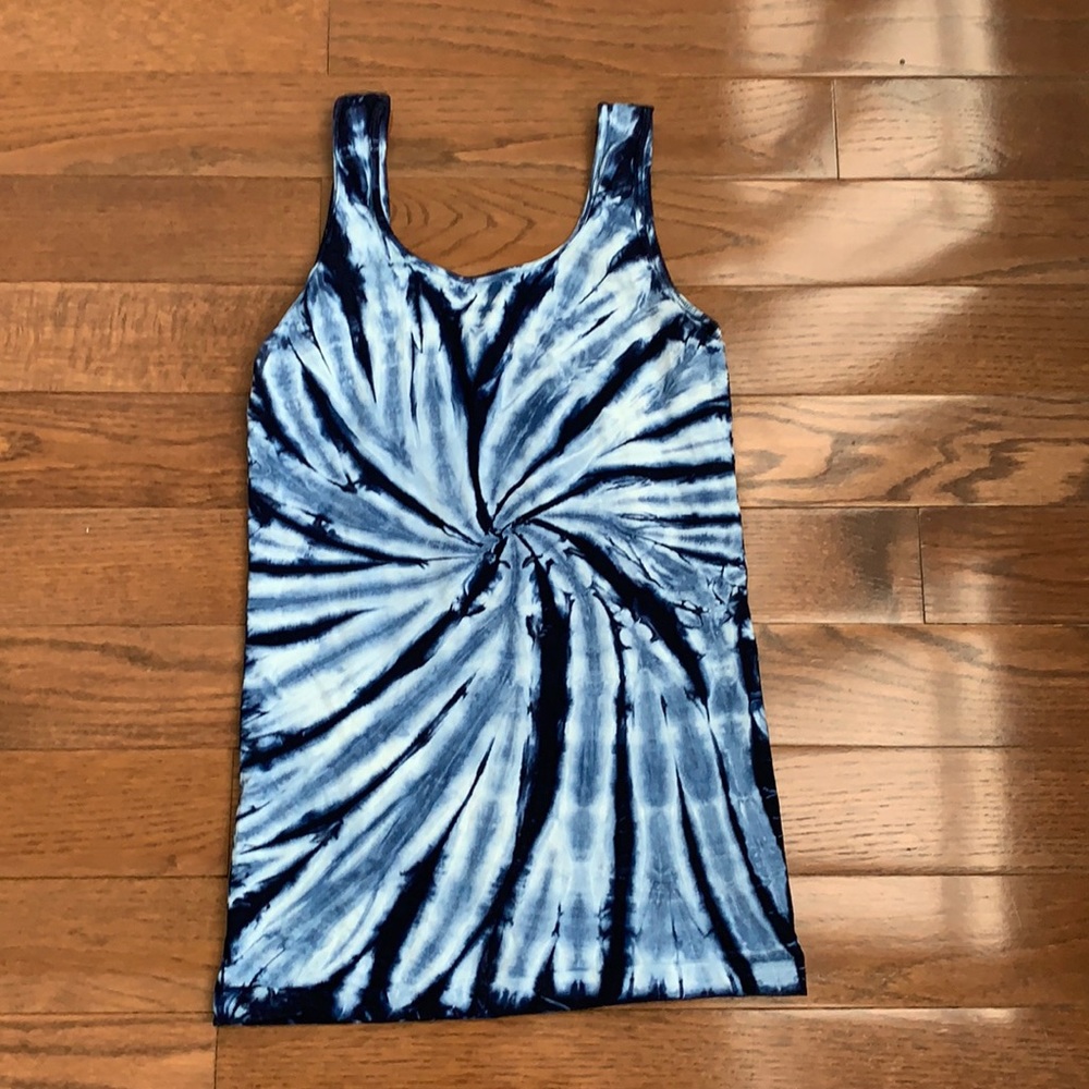 Tie Dye Maternity tank top by Tees by Tina